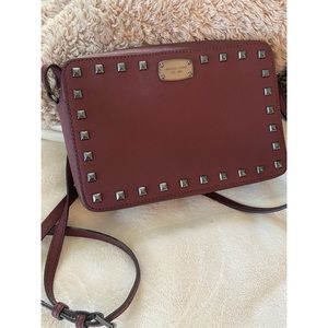 Michael Kors studded crossbody bag